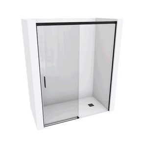 Mampara de ducha frontal una puerta