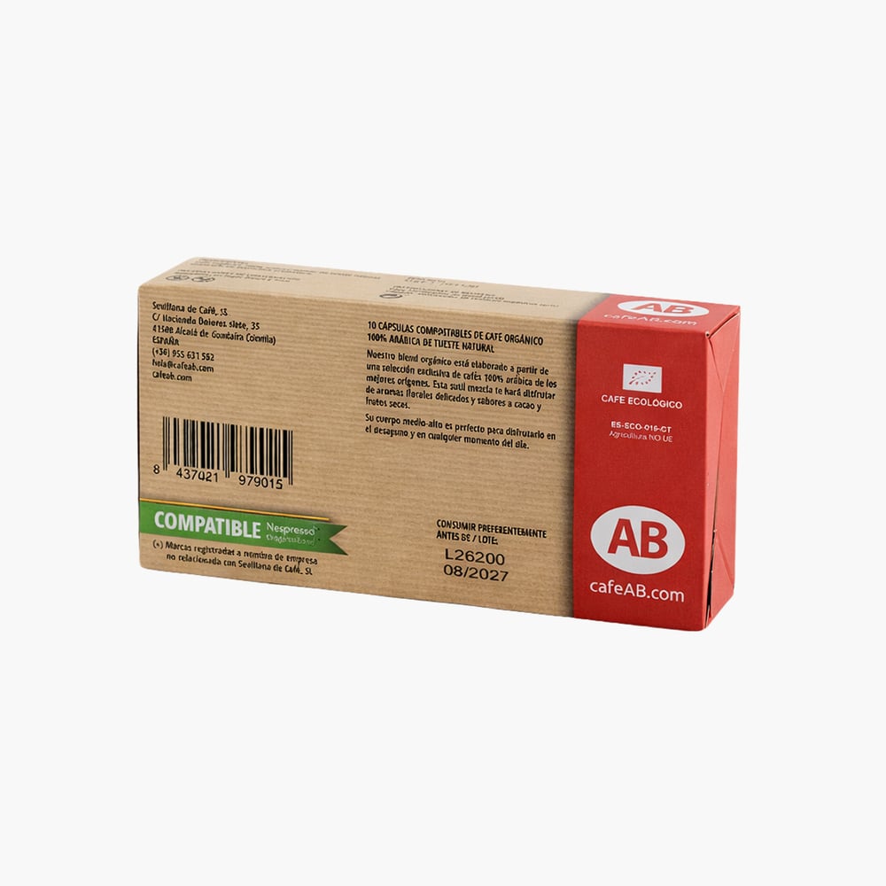 Cápsula Compatible Café AB Organic