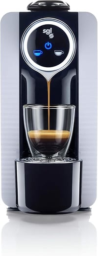 Cafetera de cápsulas point SMARTY + 50 cápsulas de Café AB