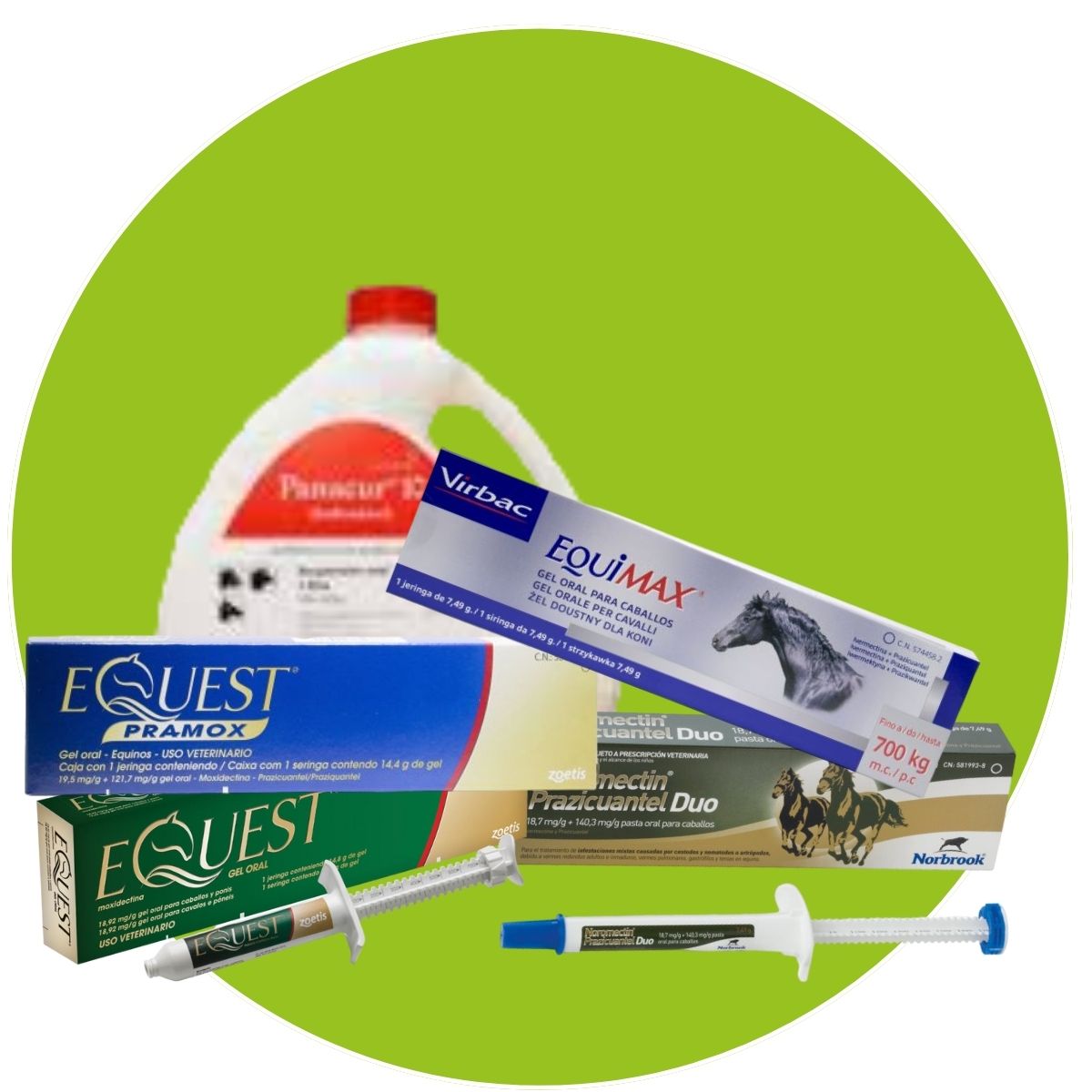 Antiparasitarios Caballos
