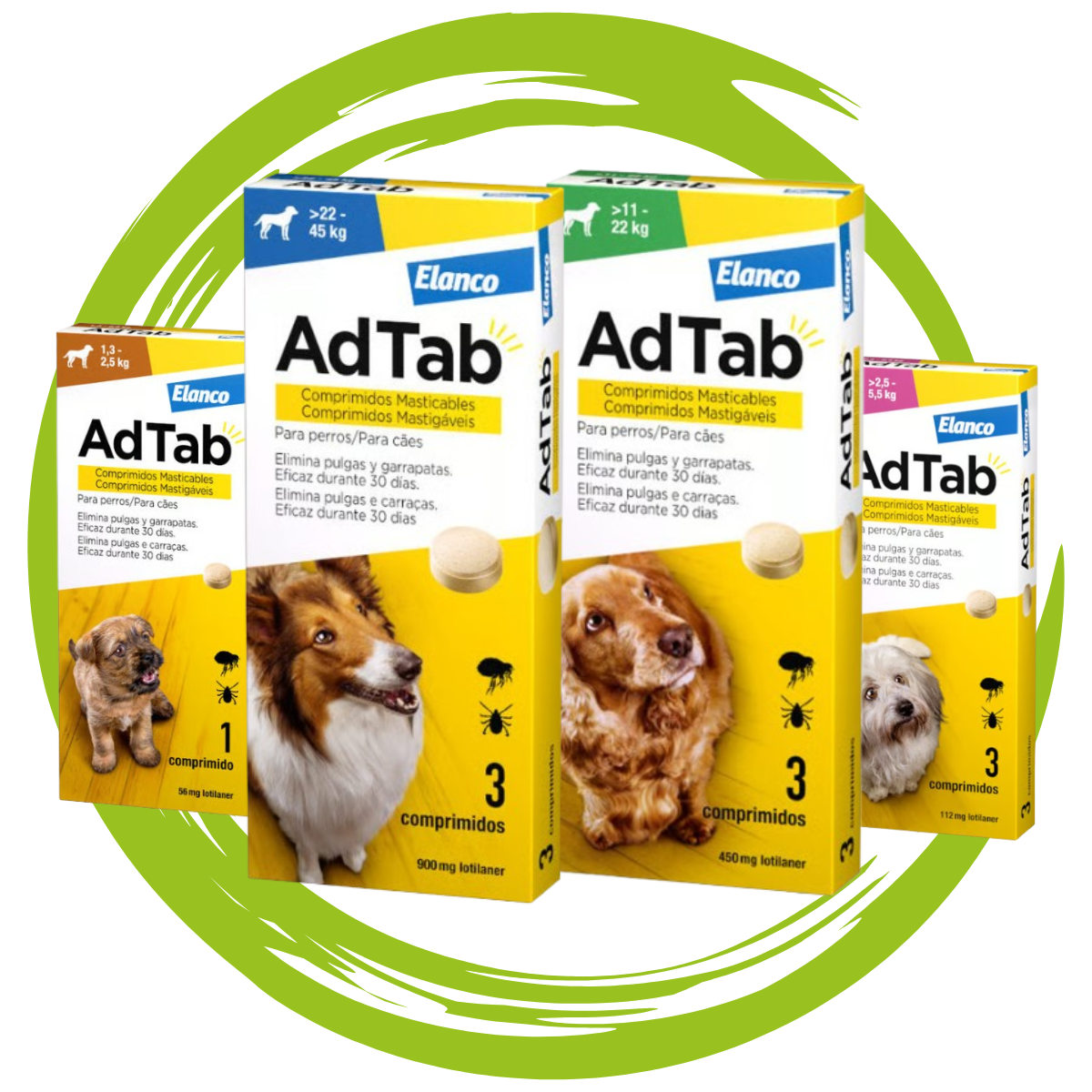 Pastillas antiparásitos perros