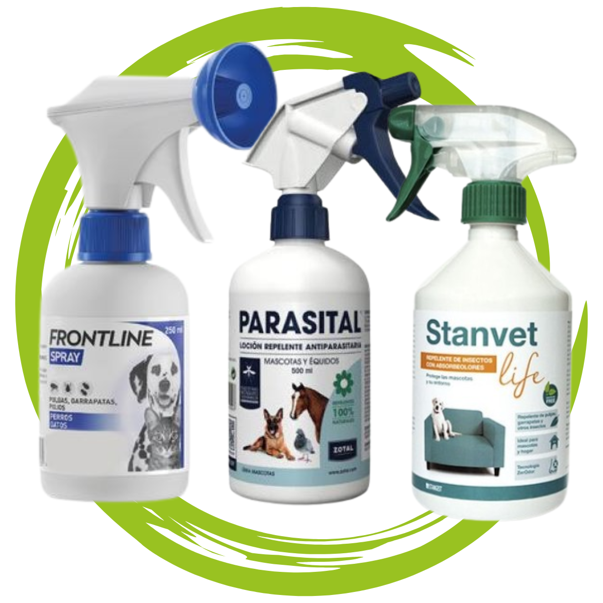 Spray antiparásitos perros