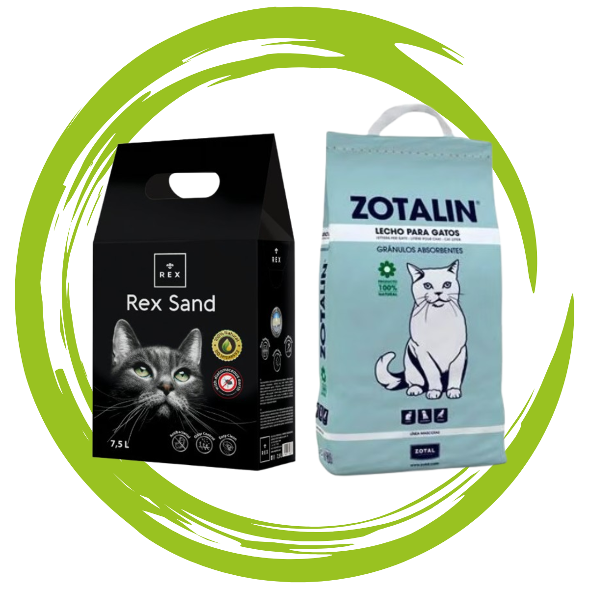 Arena de sílice gatos