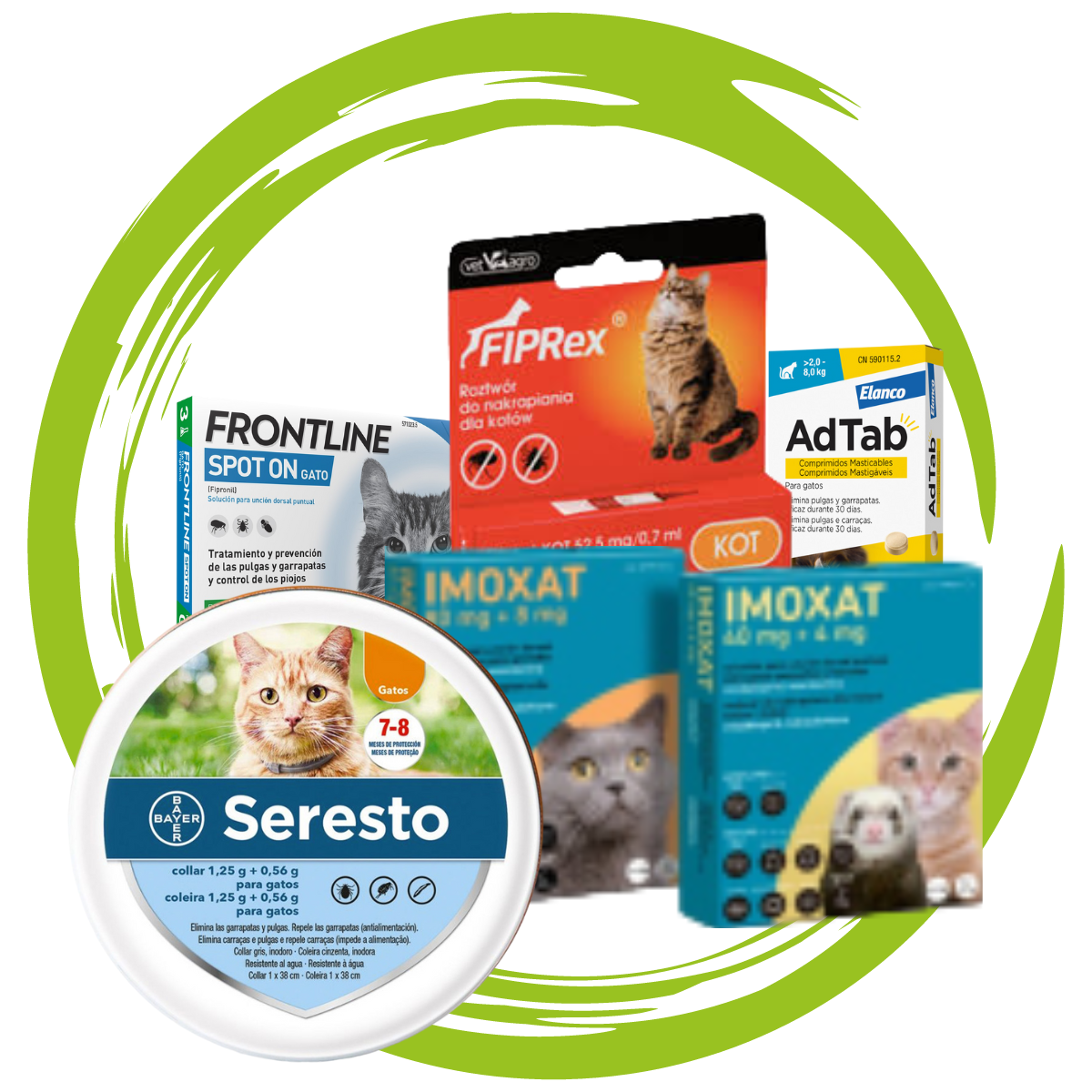 Antiparasitarios gatos