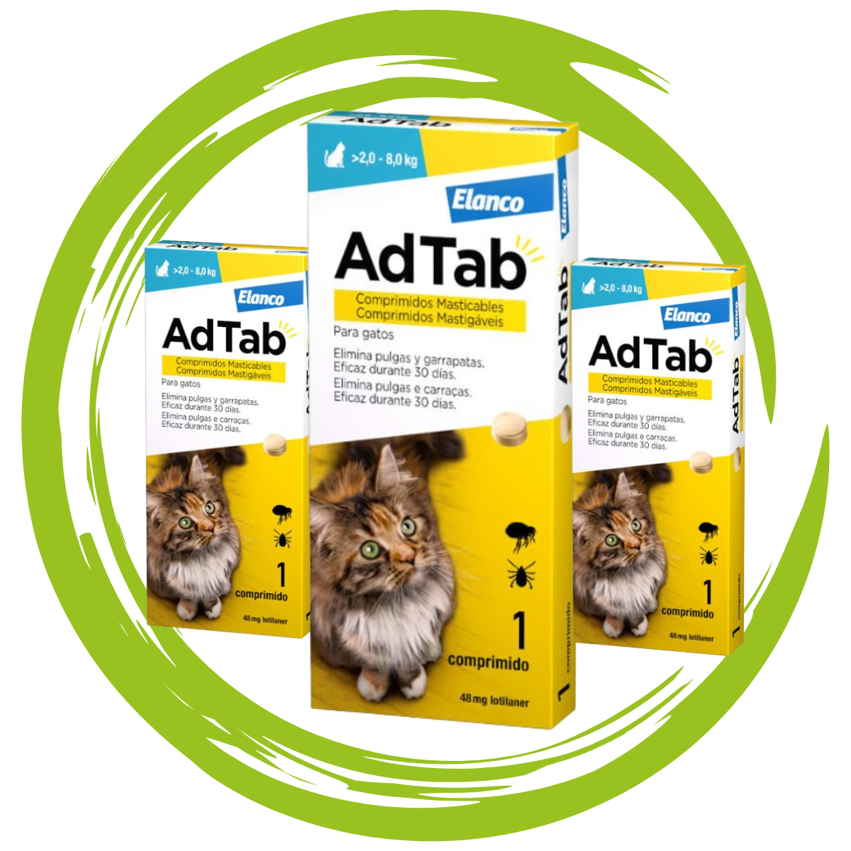Pastillas antiparasitarias gatos