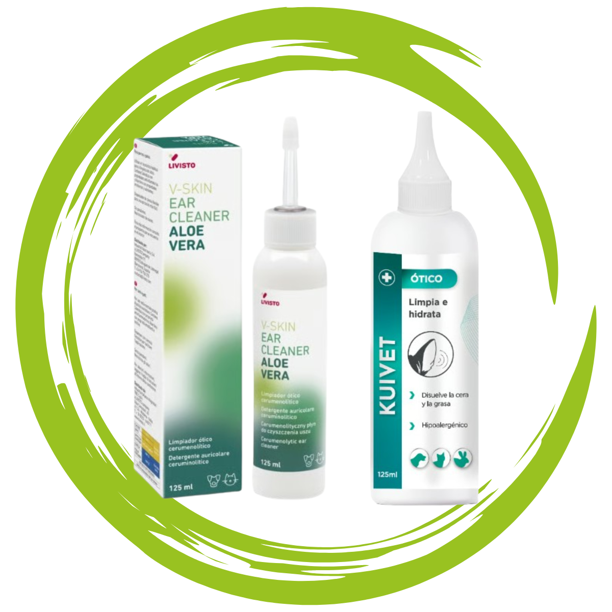 Limpiar oídos gatos