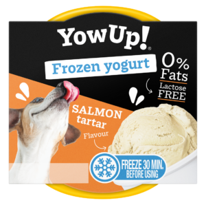 Yowup! Yogur Helado Sabor Salmón Tartar Para Perros Y Gatos 12X110 Gr