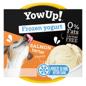 Yowup! Yogur Helado Sabor Salmón Tartar Para Perros Y Gatos 12X110 Gr