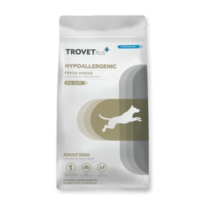 TROVET PLUS ADULT DOG HYPOALLERGENIC HORSE 3 KG