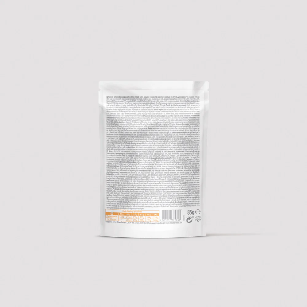 Trovet Plus | Pouch Para Problemas Urinarios por Estrés Para Gatos | Pollo 85 g