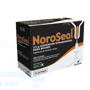 NOROSEAL 2,6 g SUSPENSION INTRAMAMARIA PARA BOVINO 24 U