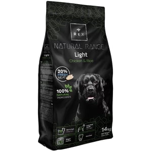 Rex Natural Range Light Pollo y Arroz 14 kg