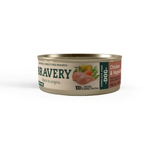 LATA BRAVERY DOG CHICKEN & VEGETABLES 80 GR