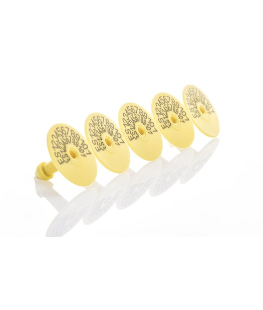 CROTAL REDONDO MACHO PUNTA PLASTICO + HEMBRA PUNTA PLASTICO NUMERADO