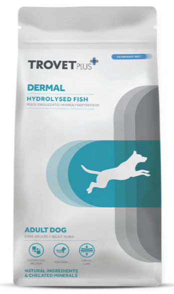 Trovet Plus Perro Adulto Pienso Dermal Hidrolizado de Pescado 3 kg