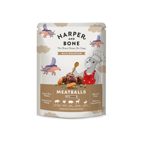 HARPER & BONE POUCH DOG WILD MOUNTAIN Jabalí, Cerdo Ibérico, Pollo, Conejo y Venado 300G