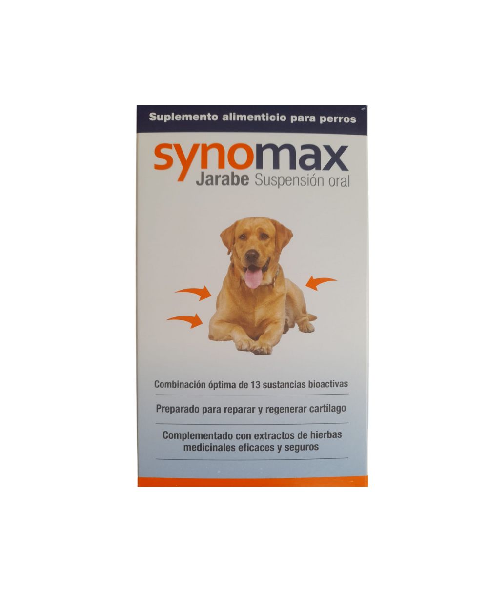 Synomax Jarabe 275 ml – Condroprotector para Perros que Regenera y Protege Articulaciones