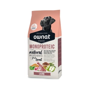 Ownat Classic Monoproteic Lamb | Pienso natural monoproteico para perros adultos