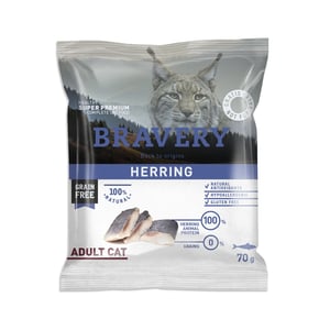 MUESTRA BRAVERY HERRING ADULT CAT  70 Gr
