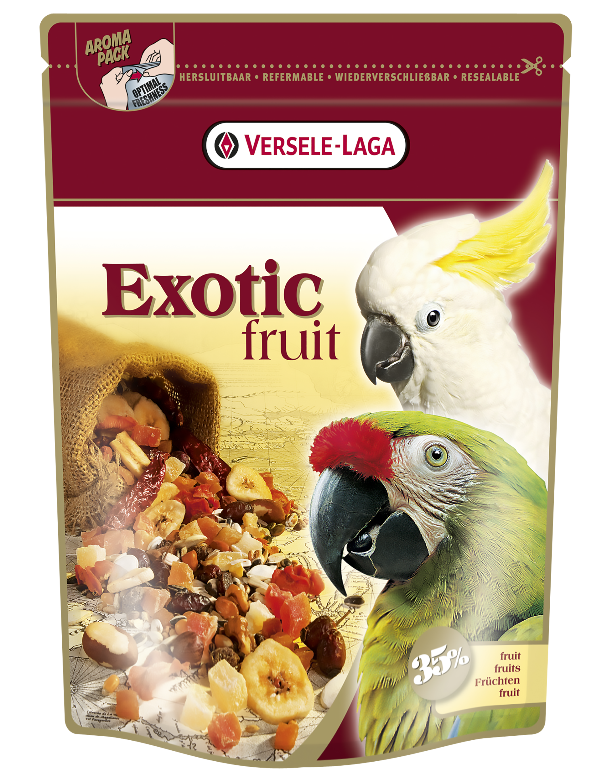PRESTIGE PREMIUM MIX FRUTA EXÓTICA LOROS 600 G