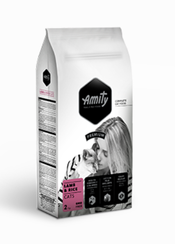 AMITY PREMIUM CATS LAMB & RICE  10 KG