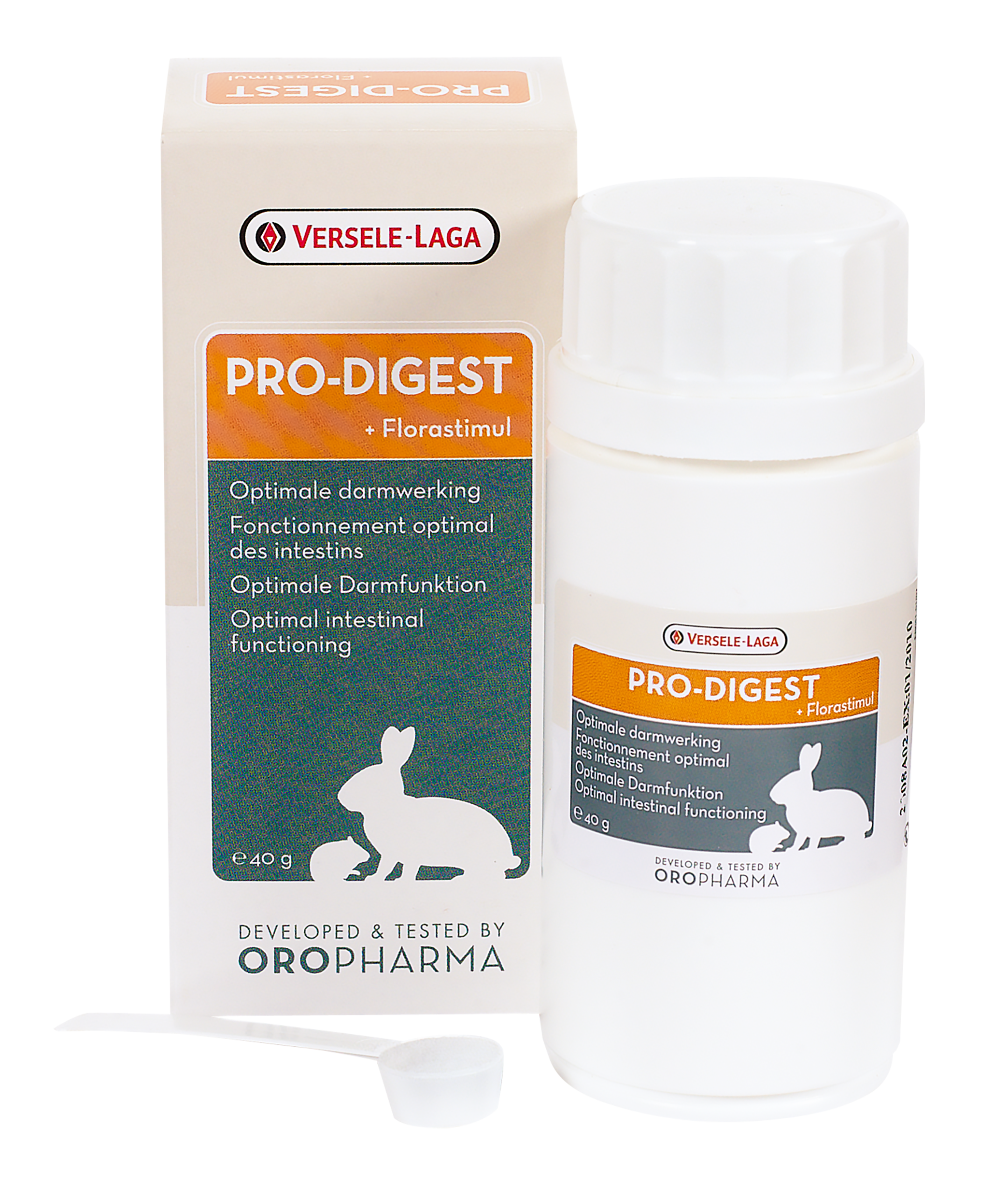 Versele Laga Pro-Digest Acondicionador Intestinal Para Roedores Y Conejos 40 Gr