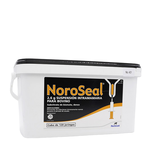 NOROSEAL 2,6 g SUSPENSION INTRAMAMARIA PARA BOVINO 120 U