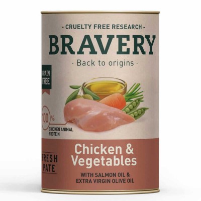LATA BRAVERY DOG CHICKEN & VEGETABLES 290 GR
