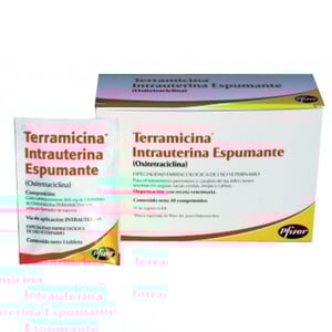 TERRAMICINA 500 mg COMPRIMIDOS INTRAUTERINOS (10 tabl.)