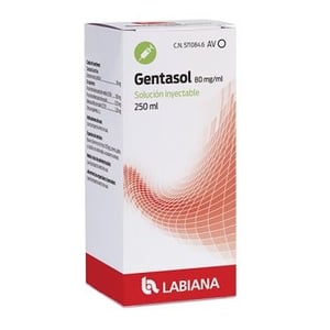 GENTASOL SOLUCION INYECTABLE 250 ML