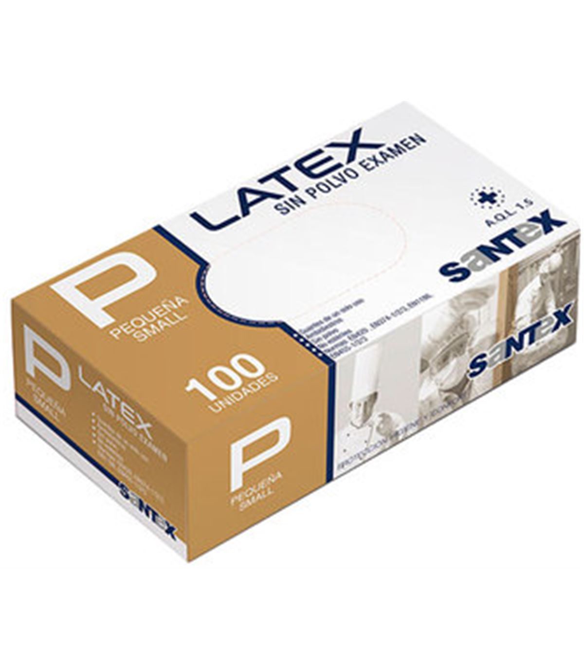 GUANTES LATEX STARVET S/POLVO EXTRA GRANDE 100 u.