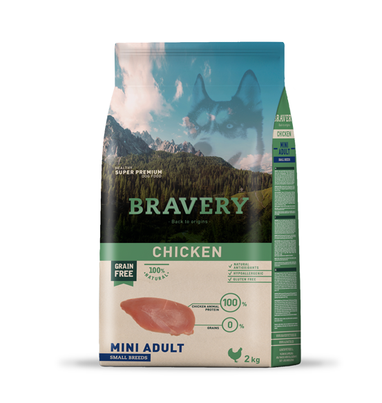 BRAVERY CHICKEN MINI ADULT SMALL BREEDS 2 KG