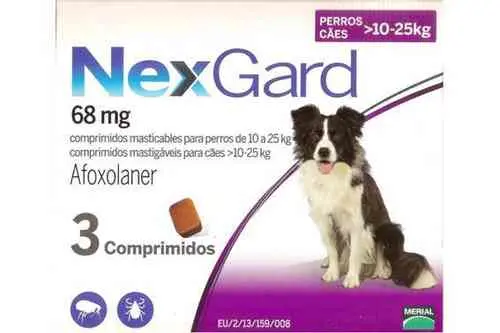 NEXGARD 3COMP 68MG (10-25 KG)