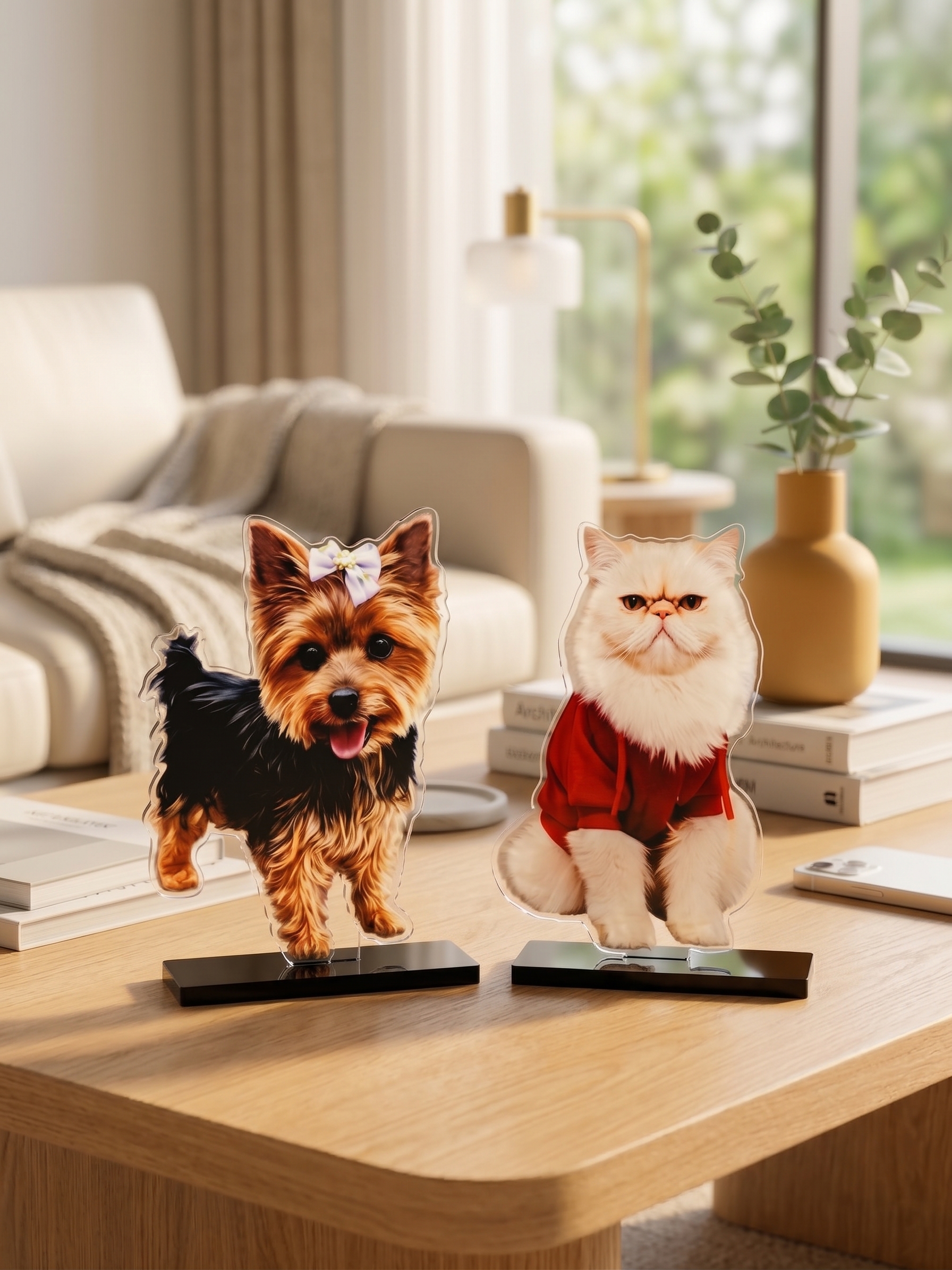 TWINPET 2D MASCOTA METACRILATO REALISTA