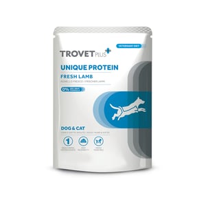 TROVET PLUS UNIQUE PROTEIN LAMB 300 GR