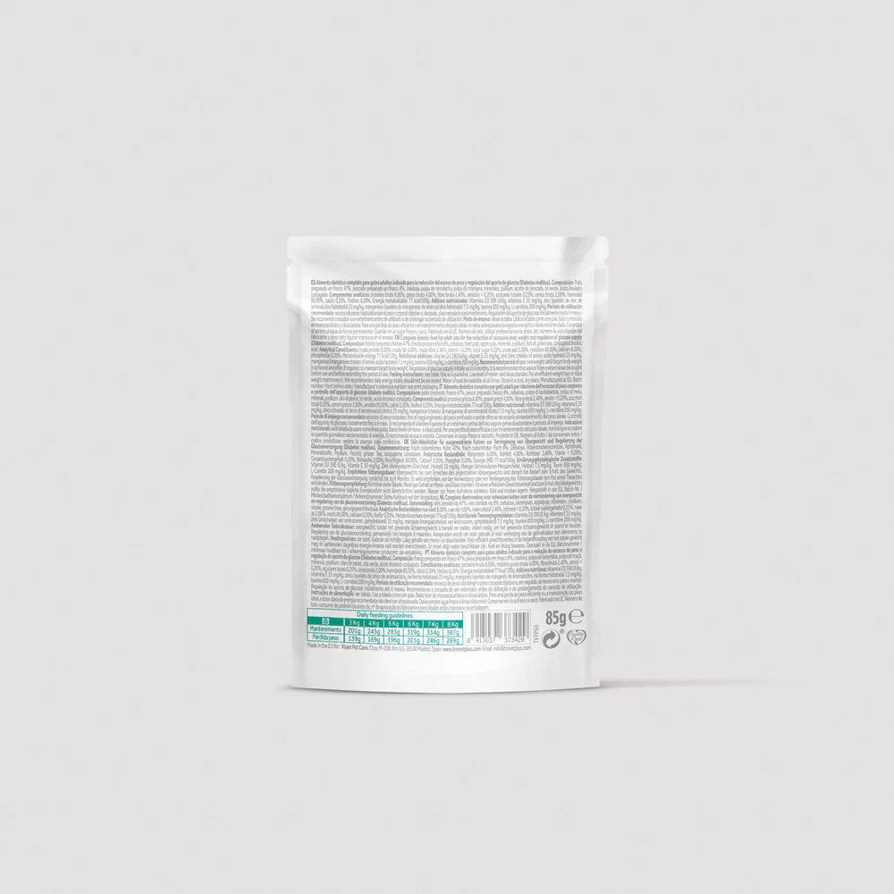 Trovet Plus | Pouch Para Diabéticos y Control de Peso Para Gatos | Pollo 85 g

