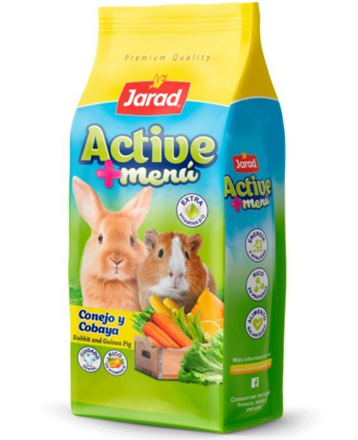 Jarad Active Alimento Para Conejos Y Cobayas 800 Gr