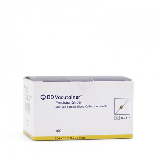 AGUJAS VACUTAINER 0.9X25 (CAJA 100 UNID)