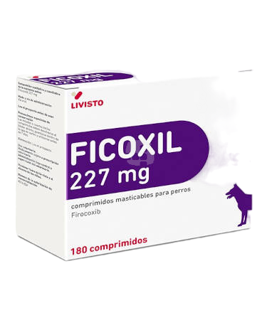 FICOXIL 227 mg COMPRIMIDOS MASTICABLES PARA PERROS 180 COMPRIMIDOS