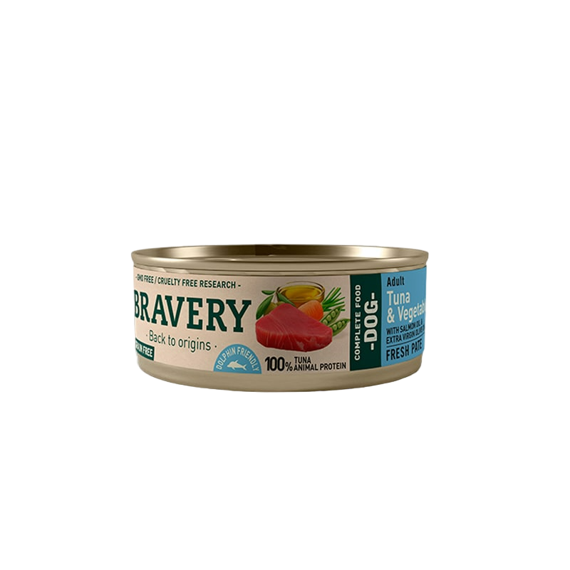 LATA BRAVERY DOG TUNA & VEGETABLES 80 GR