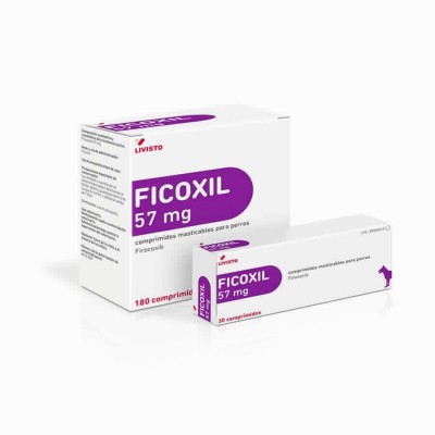 FICOXIL 57 mg COMPRIMIDOS MASTICABLES PARA PERROS 30 COMPRIMIDOS