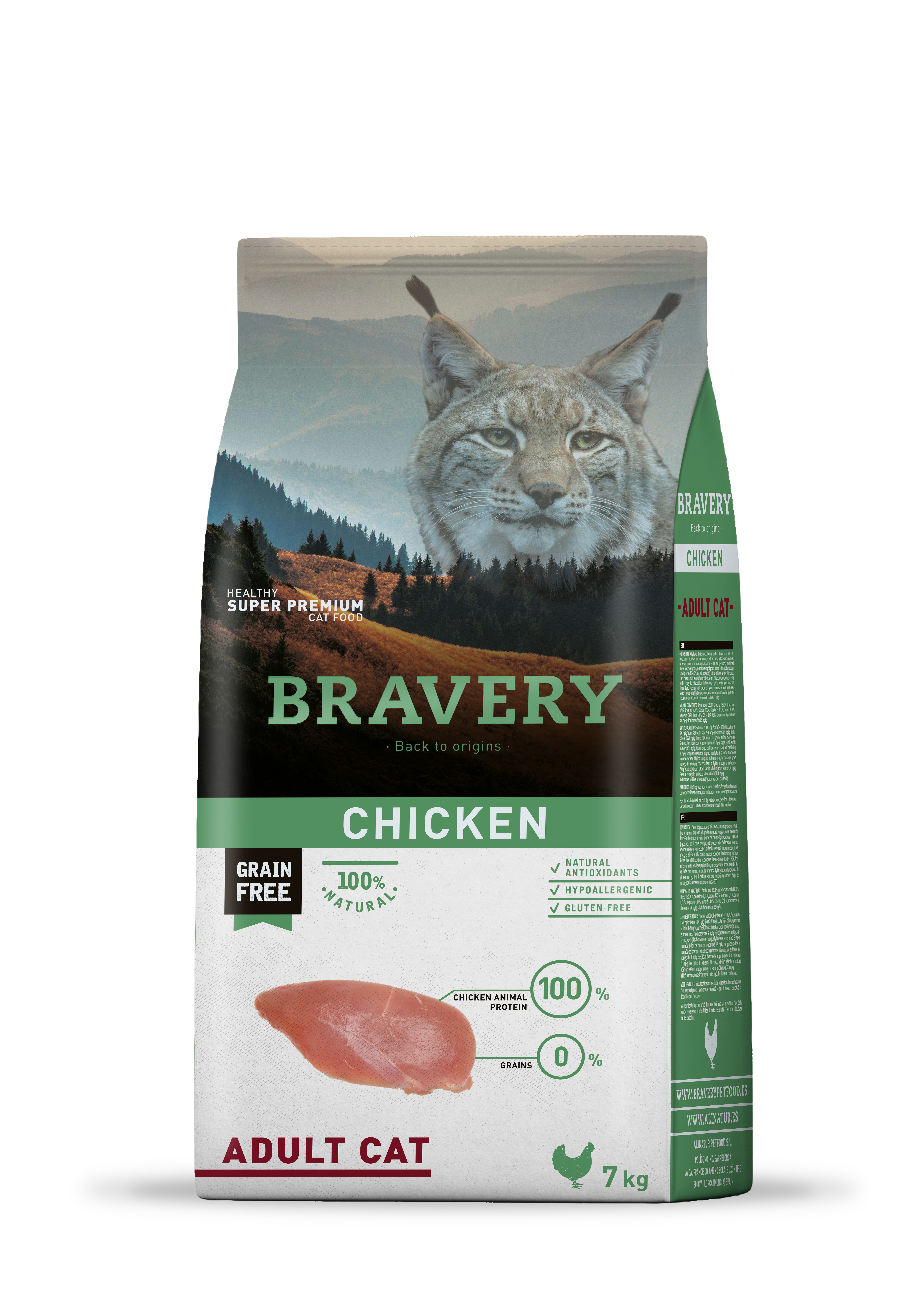BRAVERY CHICKEN ADULT CAT 7 KG