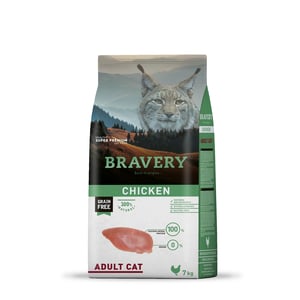 BRAVERY CHICKEN ADULT CAT 7 KG