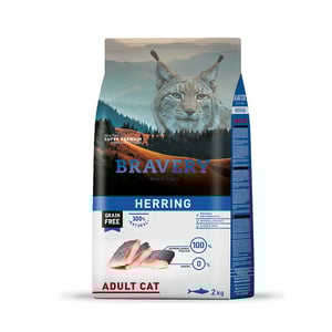BRAVERY HERRING ADULT CAT  2 KGS