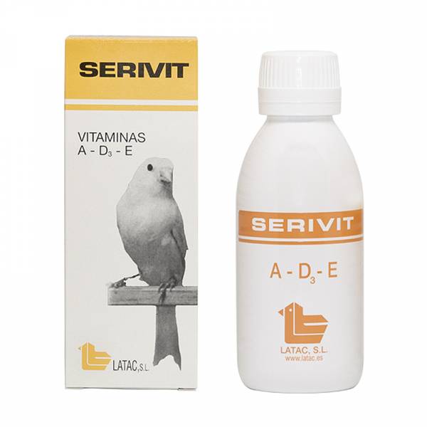 Latac Serivit 150 ml – Vitaminas A-D3-E para Aves | Fertilidad, Cría y Muda
