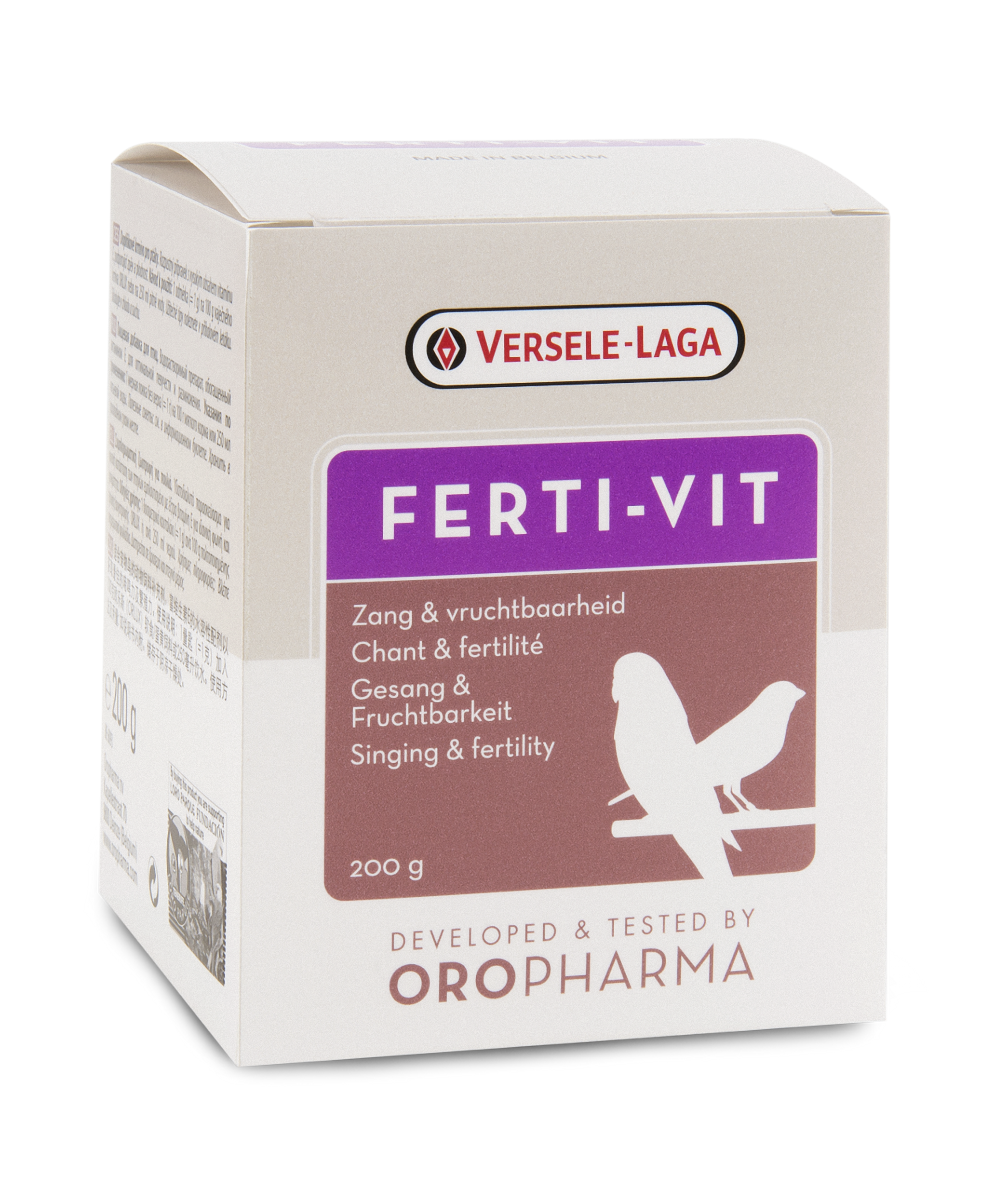 Versele Laga Ferti-Vit Vitaminas Para La Reproducción Y Canto Para Pájaros 200 Gr