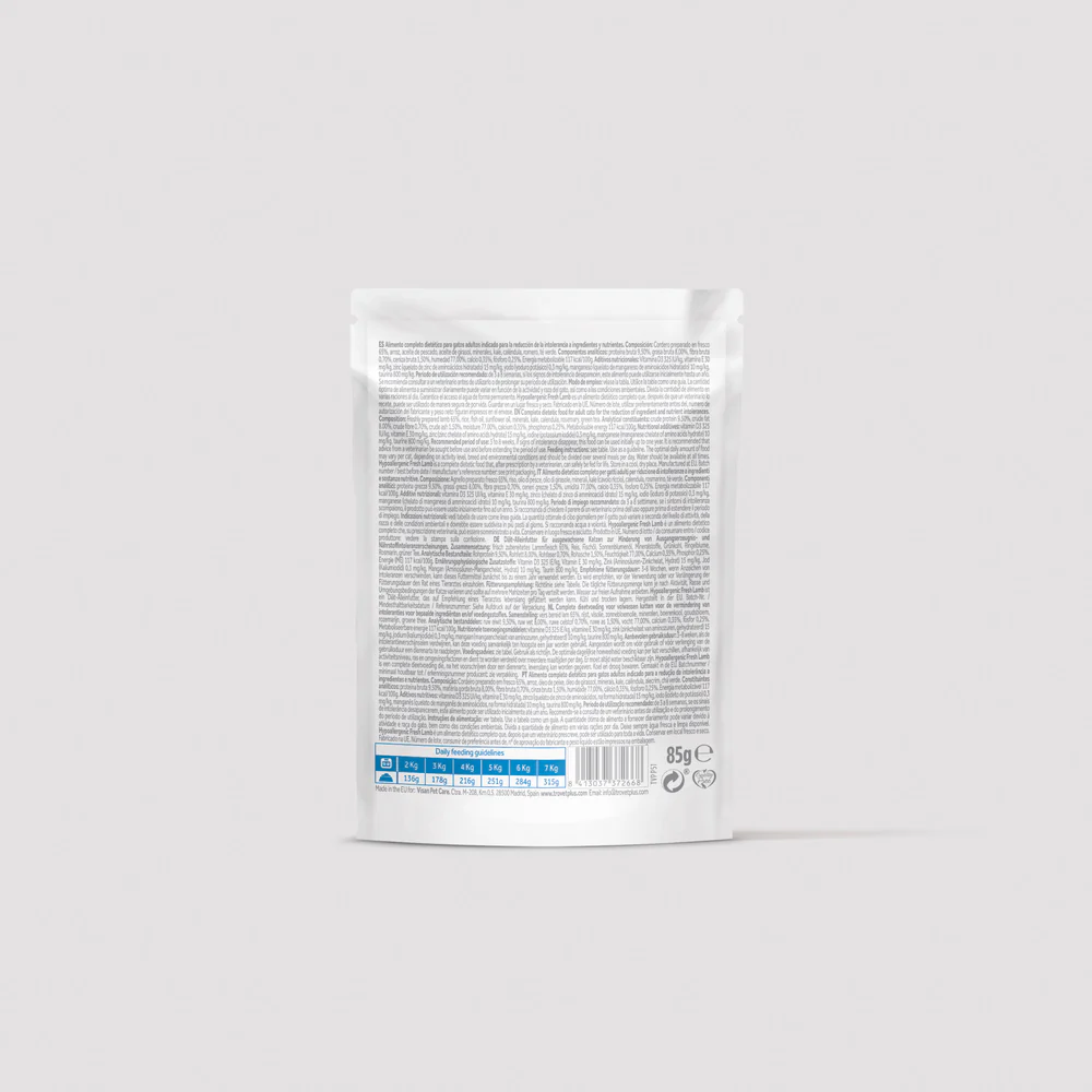 Trovet Plus | Pouch Hipoalergénico Para Gato | Cordero 85 g
