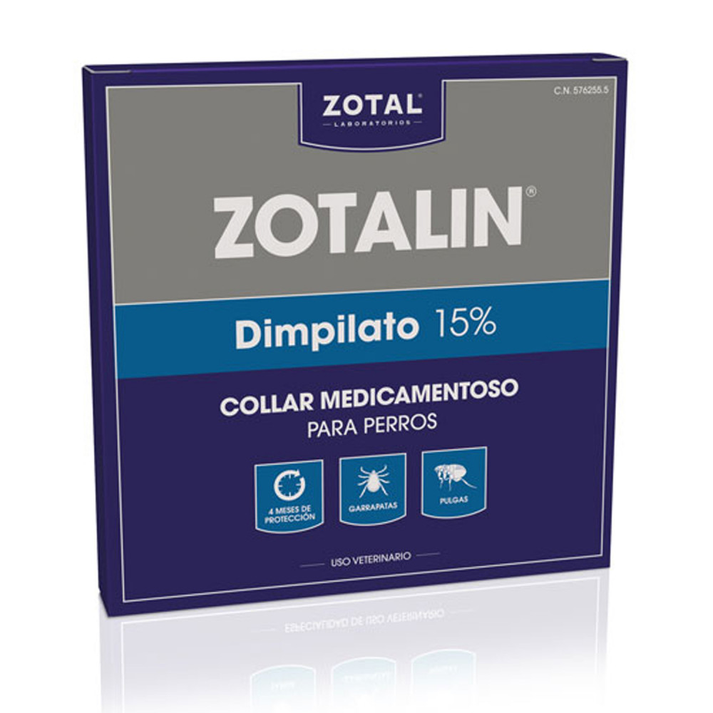 Zotalin Collar Antiparasitario para Perros – Protección Efectiva contra Pulgas y Garrapatas