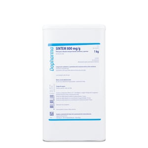 SINTEM 800 MG/G SO PARA BOVINO Y PORCINO (SOBRE 1 KG)