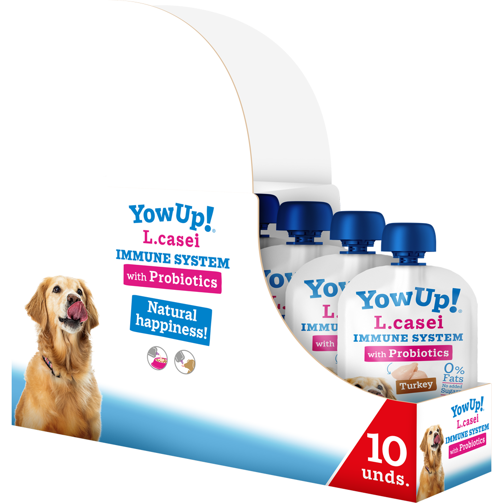 Yowup! Yogur L.Casei Sabor Pavo Para Perros 10X115 Gr